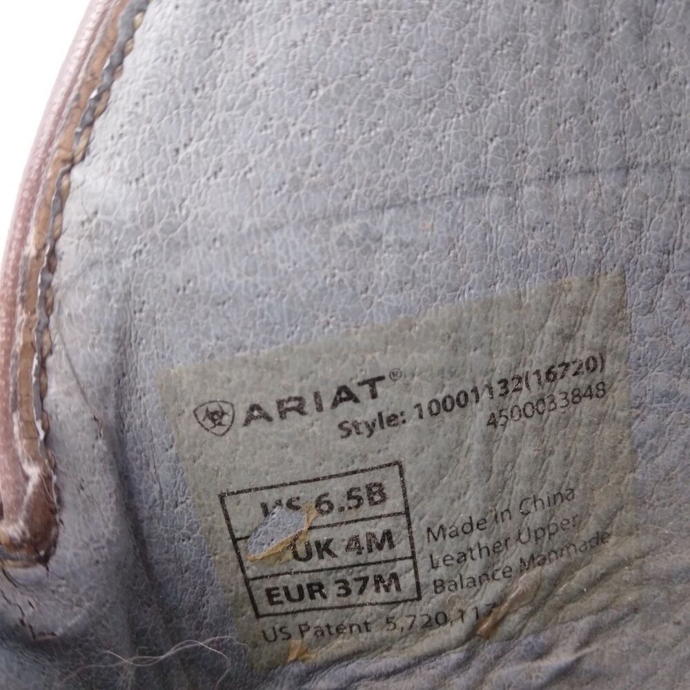 Ariat Probaby Boots 16720 Driftwood Brown Western Cowgirl Womens Size 6.5 B - Picture 11 of 14
